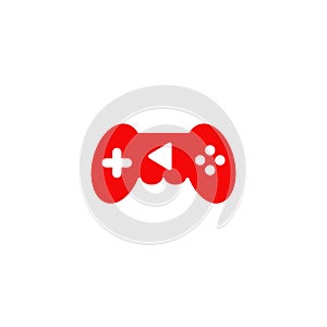 Game controller logo design template