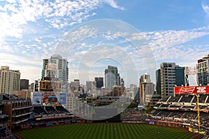 Game day at Petco park