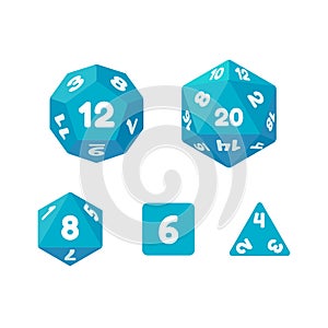 Game dice set photo