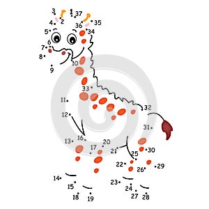 The game of the dots, the giraffe