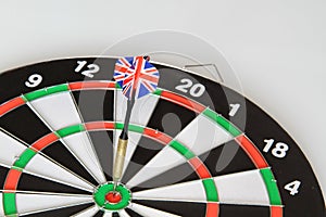 A game of flags of England on a white background