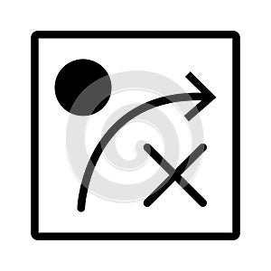 Game glyph vector icon which can easily modify or edit