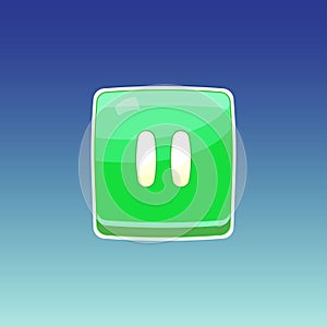 Game green button