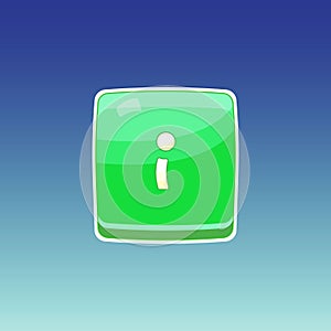 Game green button