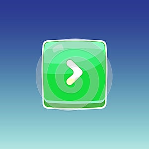 Game green button
