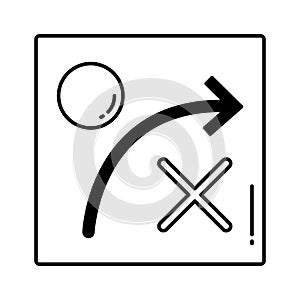 Game half glyph vector icon which can easily modify or edit