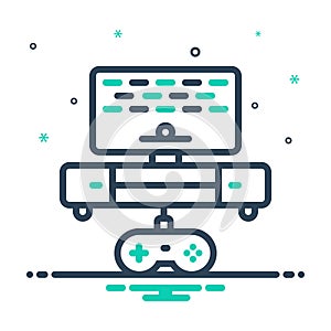 Mix icon for Game, control and console