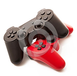 Game Joystick isolated in a white background