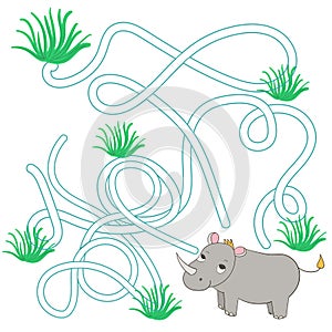 Game labyrinth find a way rhino vector