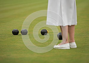 A Game of Ladies Bowls
