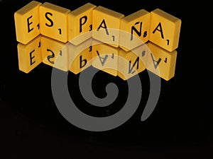 Game letters words love Spain plastic forms Form Fun photo