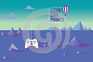 Game live points, virtual gaming worlds