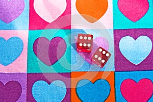 Game of love: a winning throw of the dice!