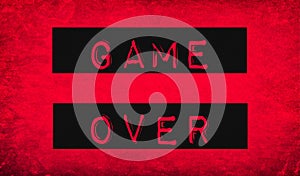 Game over background