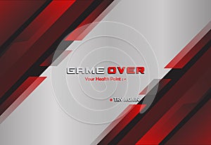 GAME OVER BACKGROUND DESIGN FREE VECTOR