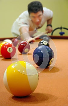 A game of pool