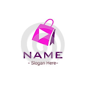 Game Shop Logo Template Design Vector media shop logo