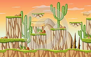 A Game Template Desert Scene