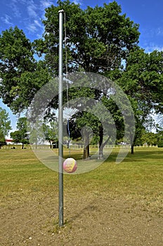 Game of tether ball photo