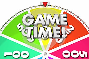 Game Time Spinning Wheel Fun Gaming