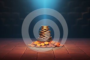 Game token coins. Generate Ai