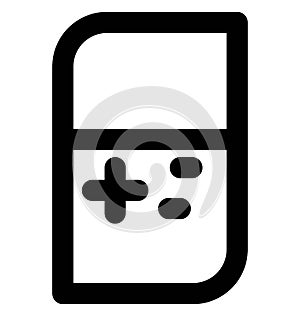 Gameboy Bold Line Icon which can easily modify or edit and color as well