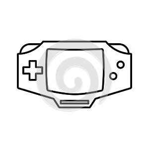 gameboy icon vector