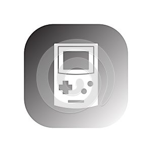 gameboy icon vector