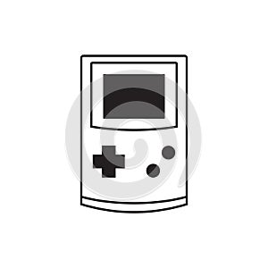 gameboy icon vector