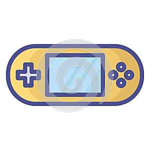 Gameboy Isolated Vector Icon fully editable