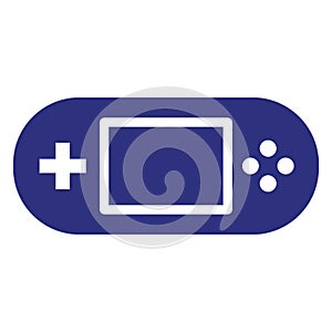 Gameboy Isolated Vector Icon fully editable