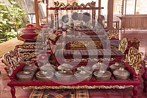 Gamelan music instuments