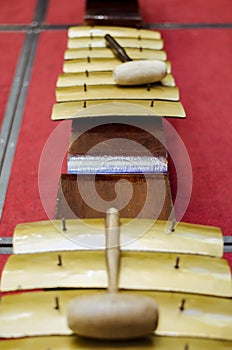 Gamelan is traditional malay heritage music instrument in Malaysia