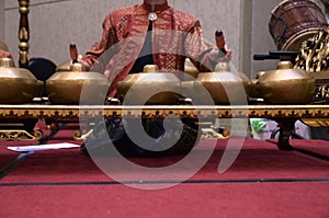 Gamelan is traditional malay heritage music instrument in Malaysia
