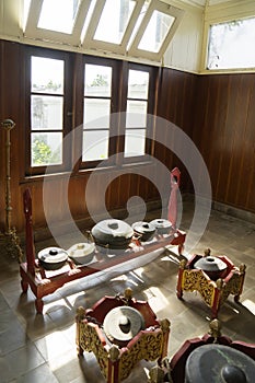 Gamelan traditional musical instrument from Java