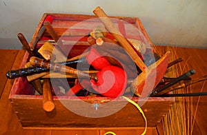 Gamelan is a traditional musical instrument from West Java, Indonesia