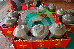 Gamelan is a traditional musical instrument from West Java, Indonesia