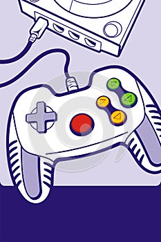 Gamepad with console