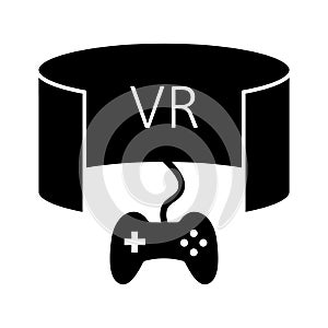 Gamepad  Flat inside vector icon which can easily modify or edit