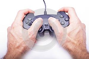 Gamepad in hands