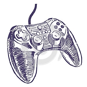 Gamepad vector drawing