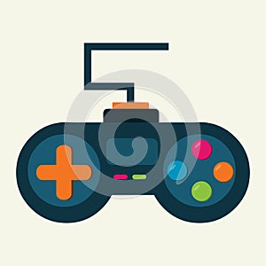 Game pad vector illustration symbol