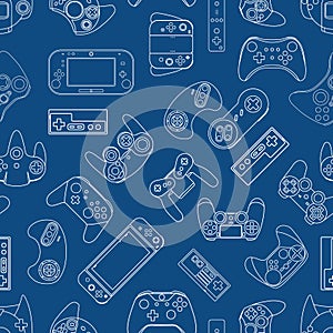 Gamepad Video game controller background