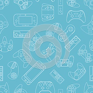 Gamepad Video game controller background