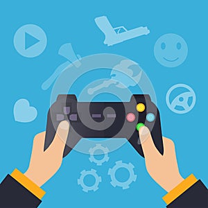 Gamer concept vector