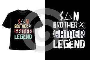 Gamer Tshirt Design Gaming Apparel