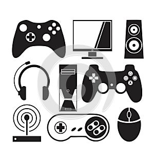 Games and Console Vector