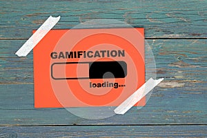Gamification loading on paper