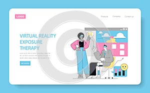 Gamification In Psychotherapy. Flat Vector