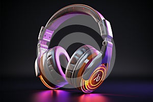 Gaming headset in 3D rendering, your gateway to immersive audio